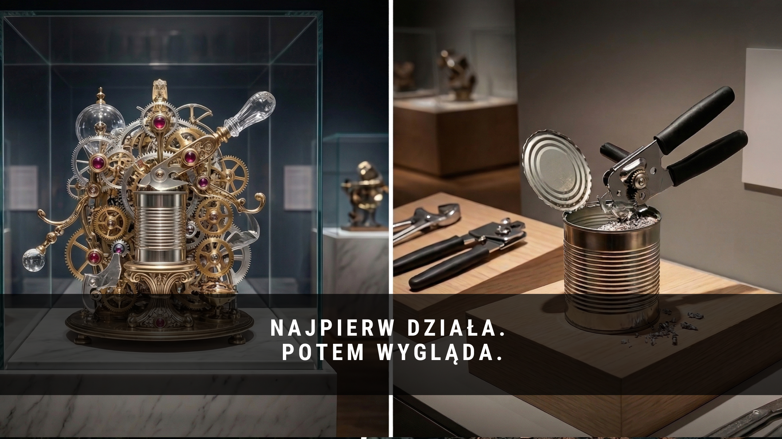 Najpierw działa. Potem wygląda.